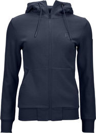 Equiva Reitjacke Denver Hoodie-Jacke für Damen in Blau aus Baumwolle Größe XL – Bild 1 von 4