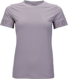 Equiva Reitshirt Venice Funktions-T-Shirt für Damen aus Nylon in Lila oder Grau Größe XL – Bild 1 von 3