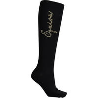 Produktbild von Equiva Reitsocken Kniestrümpfe für Damen in Schwarz aus Nylon Größe 35-38