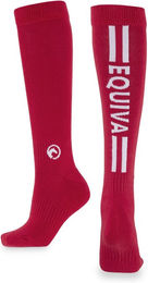Produktbild von Equiva Reitsocken Unisex aus Baumwolle Rot Größe 35-38