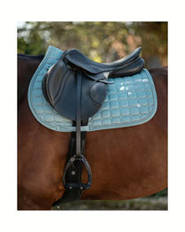 EQUIVA Schabracke Maia für Warmblut in Blau aus Polyester – Bild 1 von 3
