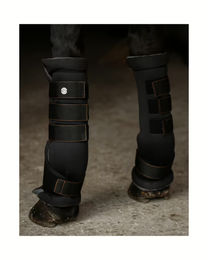 EQUIVA Stallgamaschen Keramik Nova Schwarz für Ponys – Bild 1 von 3