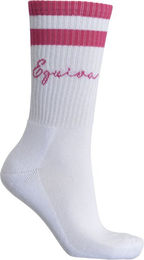 Equiva Tennissocken Shelby für Damen aus Baumwolle Rosa Weiß Größe 35-38 – Bild 1 von 3