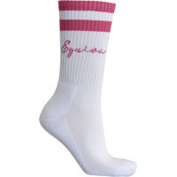 Produktbild von Equiva Tennissocken Shelby für Damen aus Baumwolle Rosa Weiß Größe 35-38