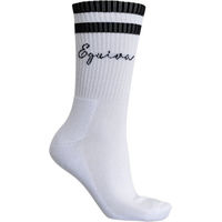 Produktbild von Equiva Tennissocken Shelby für Damen aus Baumwolle Schwarz Weiß Größe 39-42
