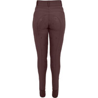 Produktbild von Equiva Thermo-Reithose Polaris 2.0 Full Grip für Damen mit Fleece und wasserabweisender Funktion in Lila Größe 38
