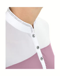 EQUIVA Turniershirt Vienna Reitshirt für Damen in Rosa Bunt aus Polyester Größe 34 – Bild 1 von 4
