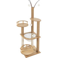 Produktbild von Equivera Katzenkratzbaum mehrstöckig mit 132 cm Höhe