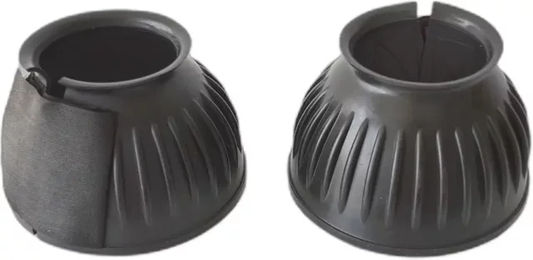 Produktbild von Equus Hufglocken aus Gummi in Schwarz Größe M (2er Set)