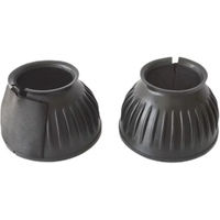 Produktbild von Equus Hufglocken aus Gummi in Schwarz Größe M (2er Set)