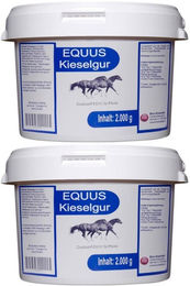 Produktbild von Equus Kieselgur Pulver für Pferde zur Unterstützung von Haut, Fell und Hufen 2000g