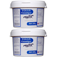 Produktbild von Equus Kieselgur Pulver für Pferde zur Unterstützung von Haut, Fell und Hufen 2000g