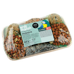 Produktbild von Erdtmanns 7-teilige Mischpackung Wildvogel Futter für Tauben und Meisen 550 g