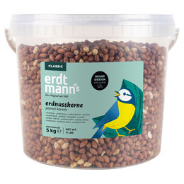 Erdtmanns Erdnusskerne für Wildvögel und Eichhörnchen 5 kg im Eimer – Bild 1 von 4