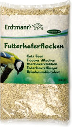 Erdtmanns Futterhaferflocken Ergänzungsfutter für Wildvögel 1 kg – Bild 1 von 2