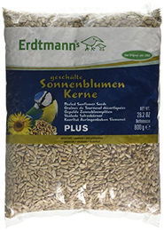 Erdtmanns geschälte Sonnenblumenkerne Plus Wildvogel Futter 800g - 800 g – Bild 1 von 7