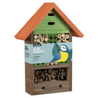 Produktbild von Erdtmanns Insektenhotel mit Schilf bunt 28x21x7 cm