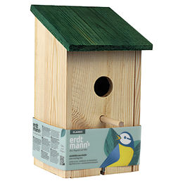 Erdtmanns Meisenkasten aus Naturholz für Wildvögel – Bild 1 von 2