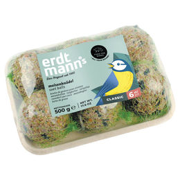 Erdtmanns Meisenknödel für Wildvögel 500 g Packung mit 6 Stück – Bild 1 von 4