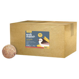 Produktbild von Erdtmanns Meisenknödel PLUS FRUCHT Vogelfutter für Meisen und Wildvögel 60 Stück