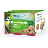 Produktbild von Erdtmanns Meisenknödel Vogelfutter für Meisen und Wildvögel 35 Stück im Karton ohne Netz