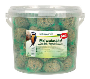 Erdtmanns Meisenknödel Wildvogelfutter für Meisen und Wildvögel - 100 x 500 g – Bild 1 von 4