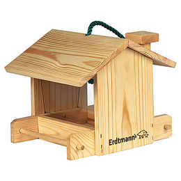 Erdtmanns Silohaus Westerland Vogelhaus aus Naturholz für Wildvögel hängend 22x20x18cm – Bild 1 von 2