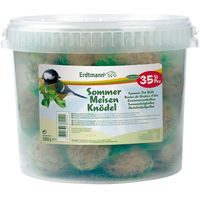 Produktbild von Erdtmanns Sommer-Meisenknödel für Wildvögel mit Haferflocken, Früchten und Saaten 3 kg - 3000 g