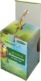 Erdtmanns Vegane Kokosnuss Futtersäule mit 3 Löchern für Wildvögel – Bild 1 von 1