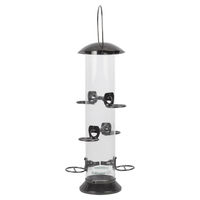 Produktbild von Erdtmans Futtersäule Big Tower XL transparente Vogelfuttersäule für Wildvögel 40x8,5 cm