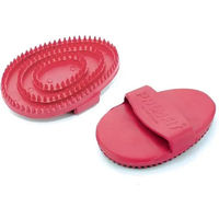 Produktbild von Ergonomischer Gummistriegel für Pferde von Umbria Equitazione in Rot