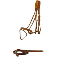 Produktbild von Eric Le Tixerant Leder Reittrense Braun für Vollblut kompatibel mit Headset