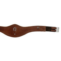 Produktbild von Eric Thomas Anatomischer Sattelgurt aus Leder Braun 125 cm