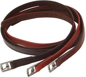 Eric Thomas Fitter Steigbügelriemen aus Leder in Braun 120 cm – Bild 1 von 2