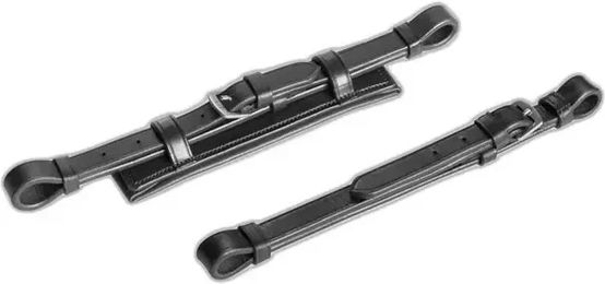Produktbild von Eric Thomas Hackamore-Maulkorb aus Leder in Schwarz