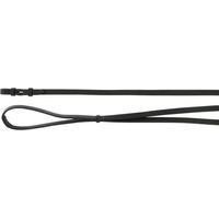 Produktbild von Eric Thomas Hybrid Kandarenzügel für Warmblut aus Leder in Schwarz