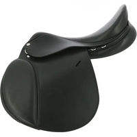 Produktbild von Eric Thomas Hybrid Reitsattel aus Leder in Schwarz