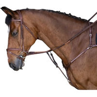Produktbild von Eric Thomas Hybrid Vorderzeug für Pferde aus Leder in Braun