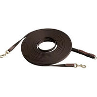 Produktbild von Eric Thomas Pro Doppelzügel für Pferde Doppelbett Havana/Brown mit Edelstahl