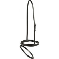 Produktbild von Eric Thomas Pro Raised Flash Reithalfter für Pferde aus Leder in Schwarz