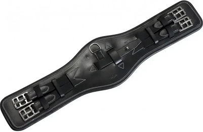 Produktbild von Eric Thomas Pro Short Comfort Longiergurt aus Leder für Ponys Schwarz 70 cm
