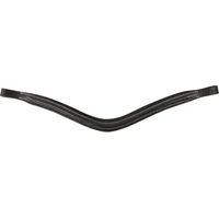 Produktbild von Eric Thomas Pro Wave Stirnband für Pferde aus Leder Schwarz Einheitsgröße