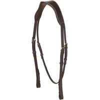 Produktbild von Eric Thomas Reitkopfstück für Vollblüter aus Leder in Braun