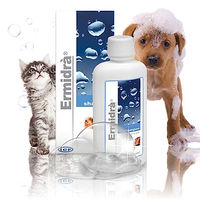 Produktbild von Ermidra Shampoo für Hunde und Katzen zur Beruhigung von Haut und Fell bei Allergien 250 ml - 250 ml