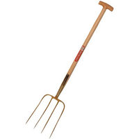 Produktbild von ERNTEKÖNIG Dunggabel aus Stahl in Goldfarben mit 23 cm Breite