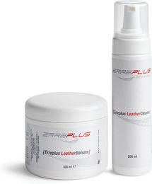 Erreplus LederCleaner und LederBalsam Leather Care Kit für Leder und Kunststoff in Weiß – Bild 1 von 3