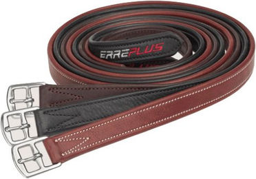 Erreplus Steigbügelriemen aus Leder in Schwarz oder Braun – Bild 1 von 1