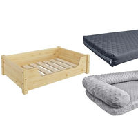 Produktbild von Erst-Holz Hundebett aus Kiefer Natur 80x50 cm