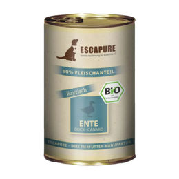 Escapure Bio Nassfutter Ente mit hohem Fleischanteil 6 x 400 g – Bild 1 von 1