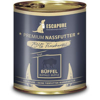Produktbild von Escapure Hundefutter Büffel Stückchen in Sauce mit hohem Fleischanteil 6x800g
